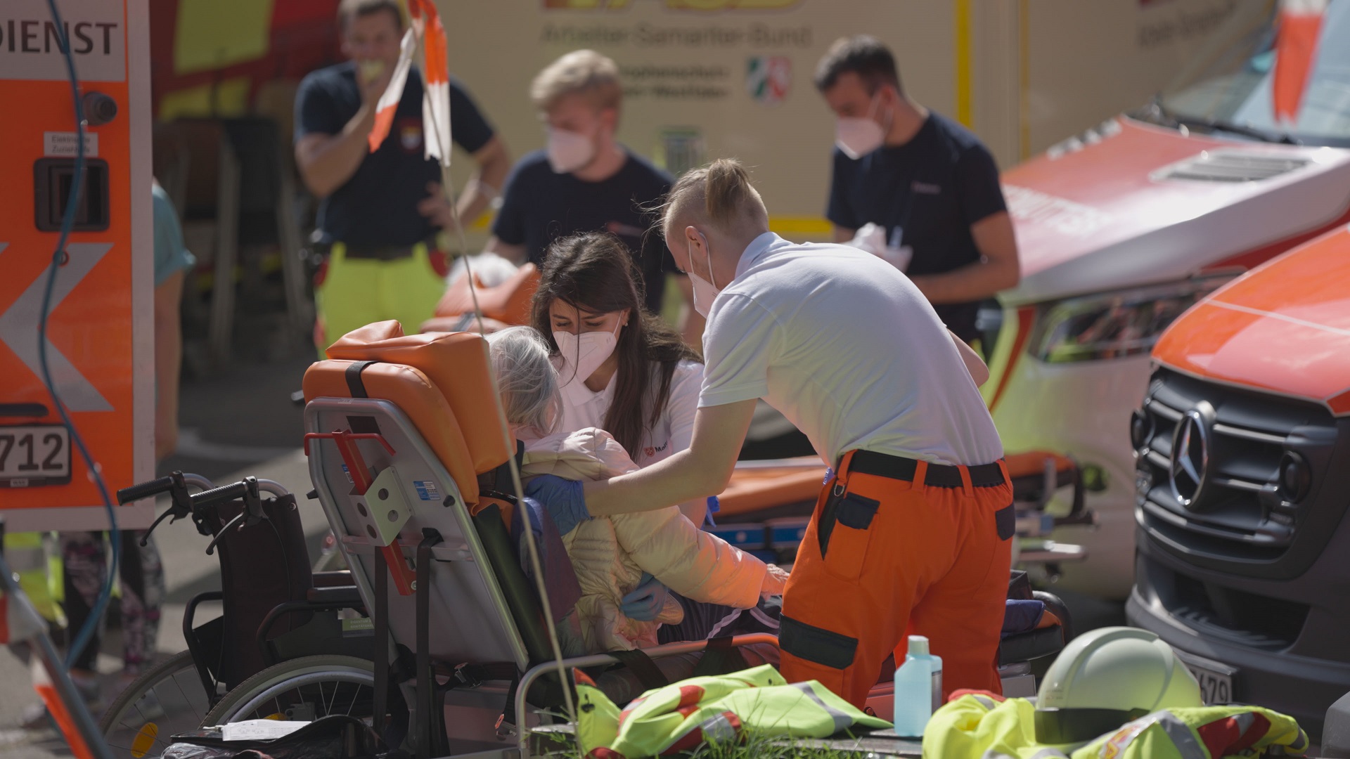Gesundheitsversorgung Geretteter Menschen - Copyright Bild: Aktion Deutschland Hilft/Daniel Beykirch